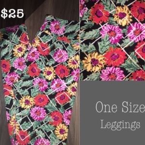GORGEOUS NEW LULAORE ONE SIZE FLORAL LEGGINGS